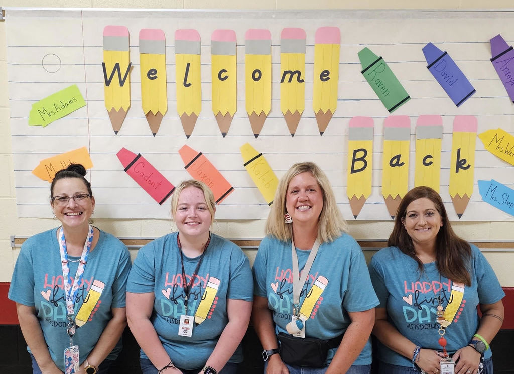 Mrs. Stephan's team at Milton Union were excited for the first day of school!!