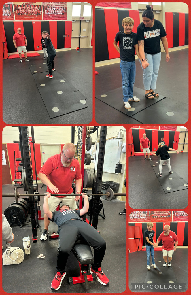 Fun Friday in Miss Embry’s class consisted of a pop-up coffee shop for MUMS staff and then weight lifting in gym class!