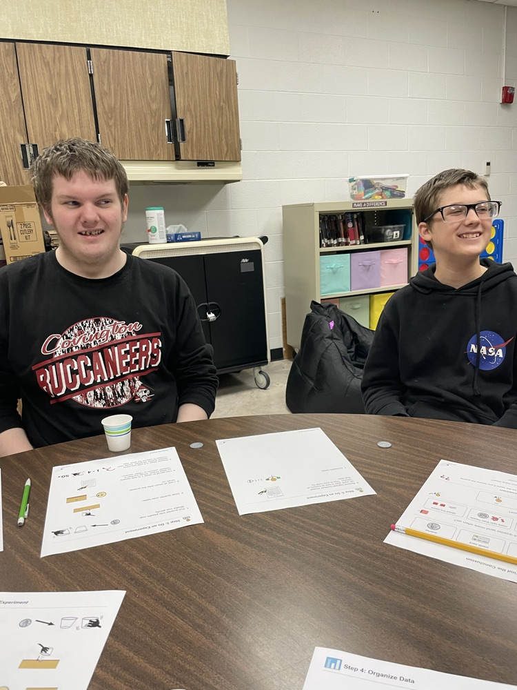 Mr. Hahn’s class had a great time completing a Science Experiment today! Great work all!!!