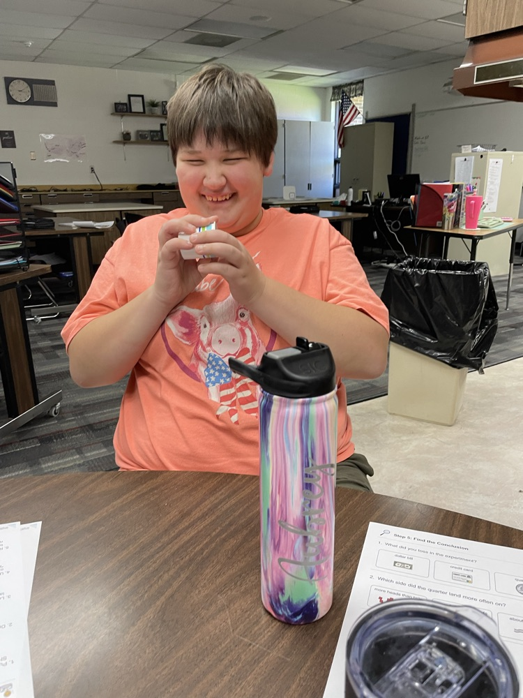 Mr. Hahn’s class had a great time completing a Science Experiment today! Great work all!!!