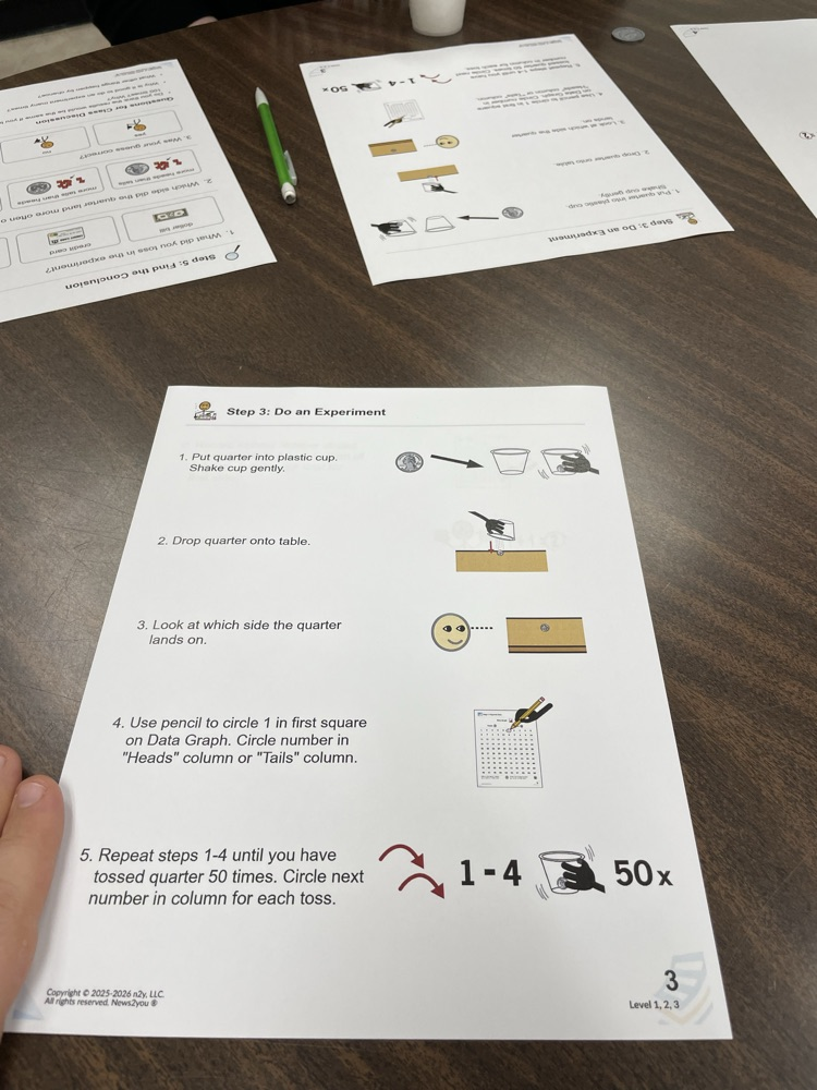 Mr. Hahn’s class had a great time completing a Science Experiment today! Great work all!!!