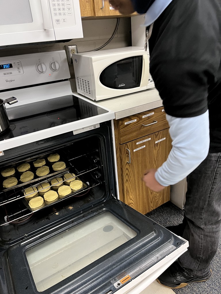 biscuits in the oven