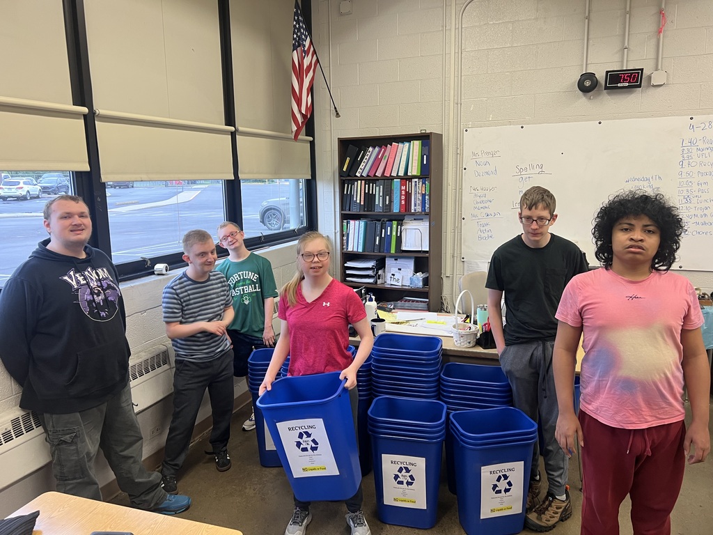 new recycling cans