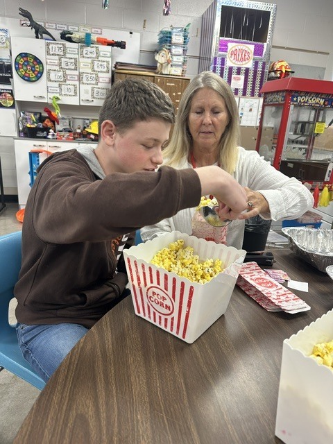popcorn stand