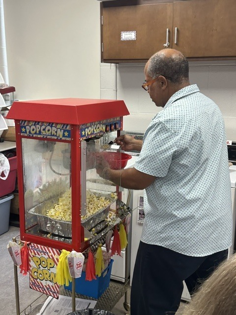 popcorn stand