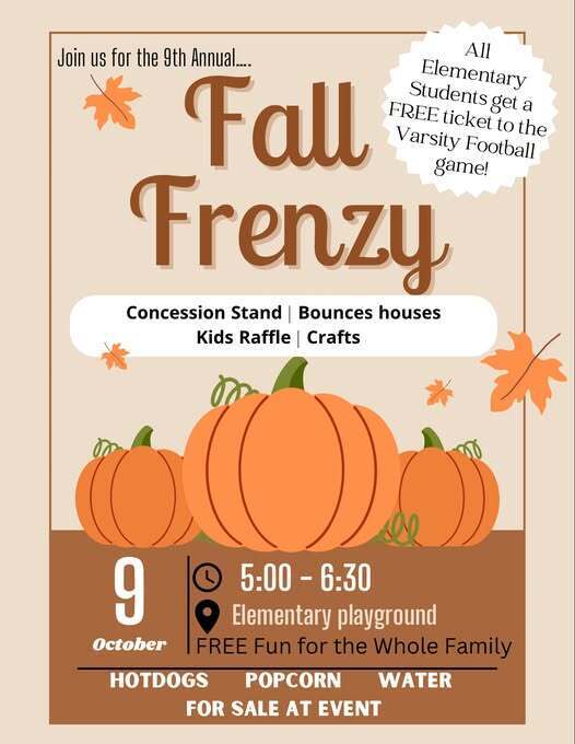 Fall Frenzy Flyer