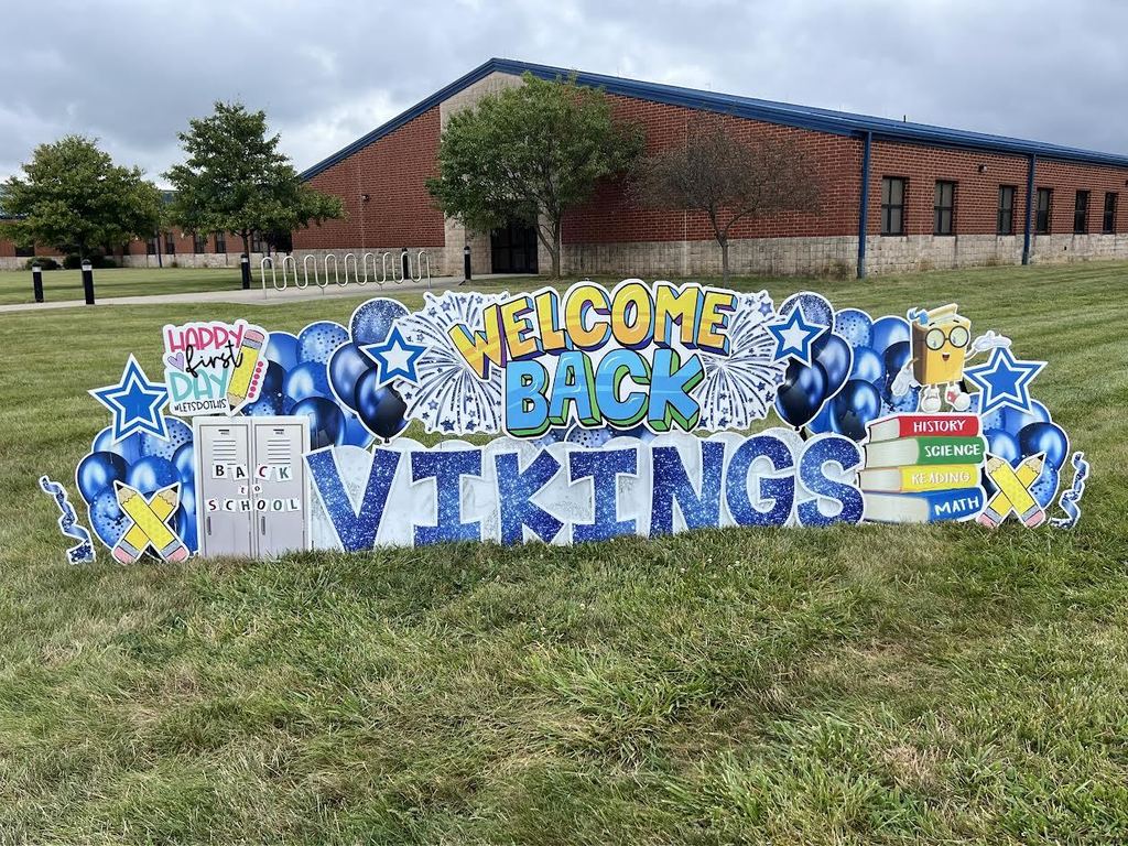 Welcome Back Vikings Sign