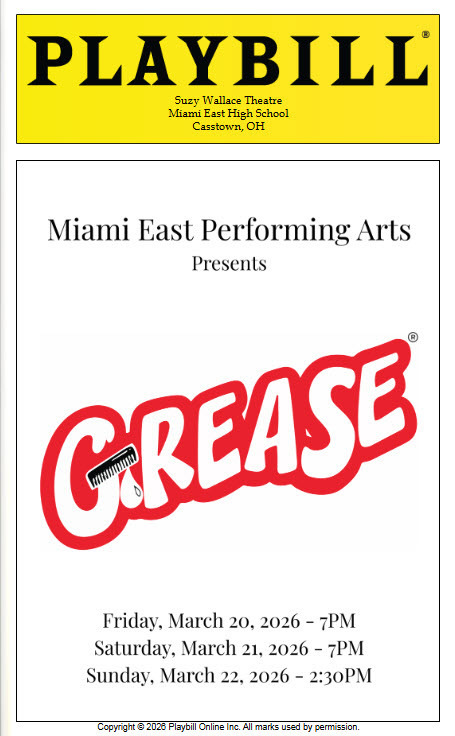 Grease Playbill