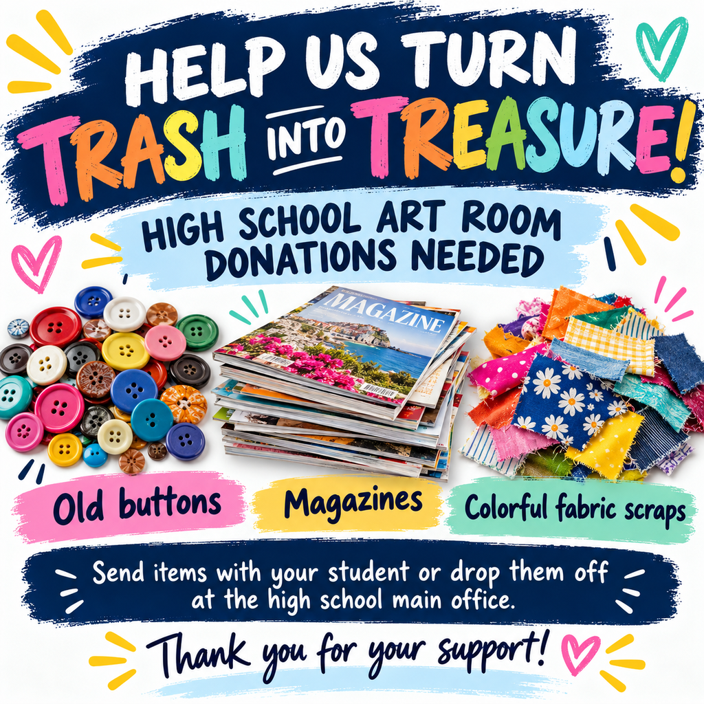 Art Donations Flyer