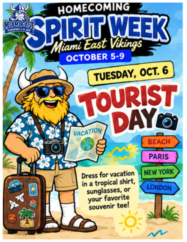 Elementary Spirit Day Tuesday