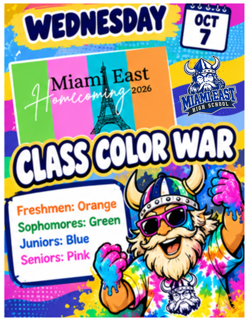 High School Spirit Day Wednesday