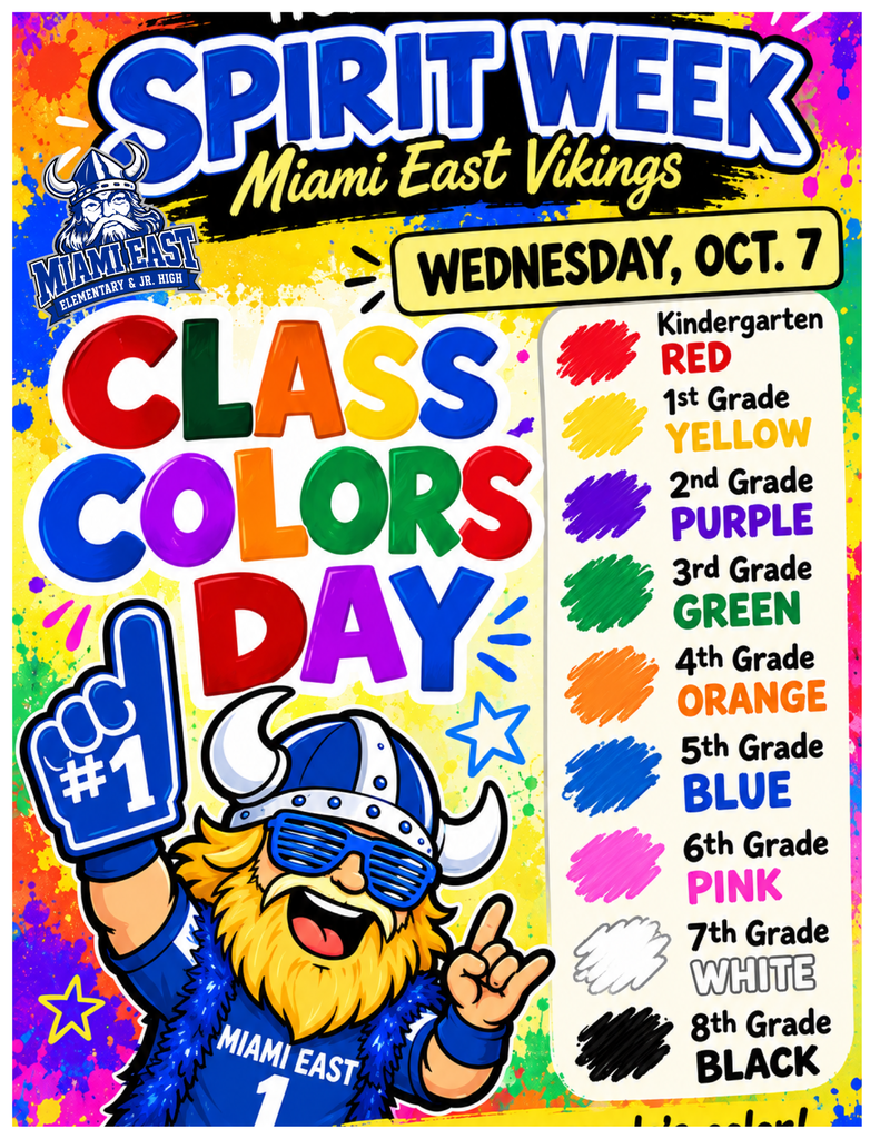 Elementary Spirit Day Wednesday