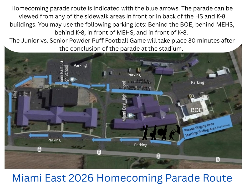 Homecoming Parade Route