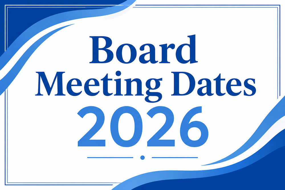 Board of Education Meeting Dates