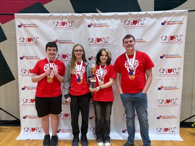 Students at destination imagination regional competition!