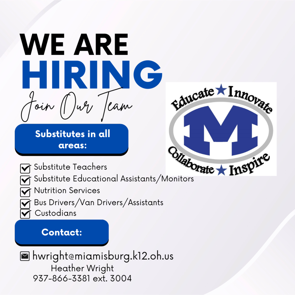 We are hiring Substitutes