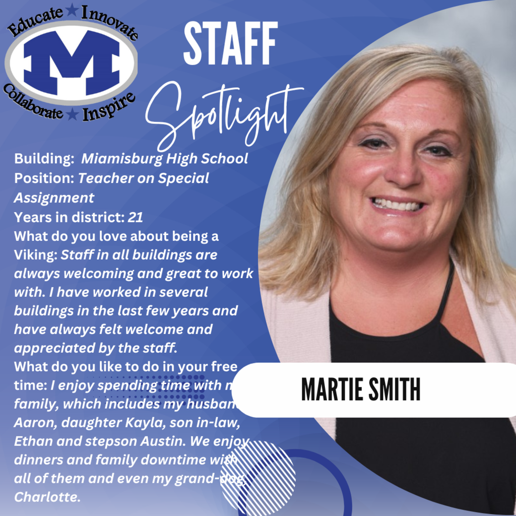 Staff Spotlight Martie Smith