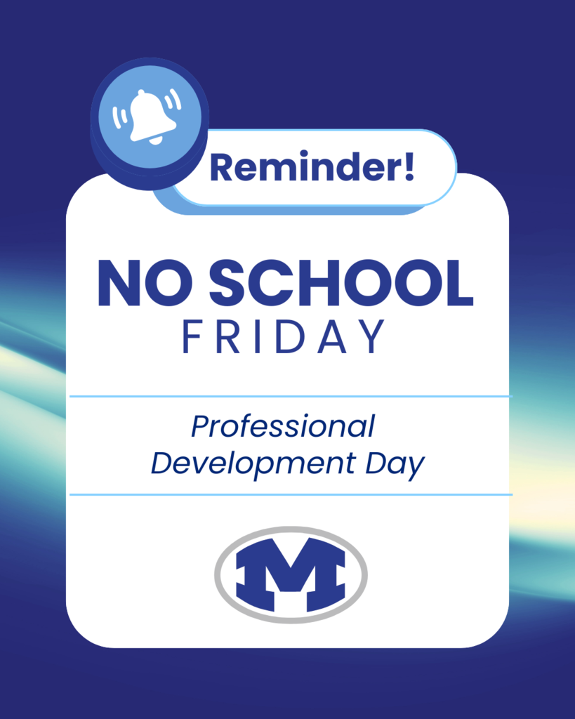 PD Day Friday - No School For Students