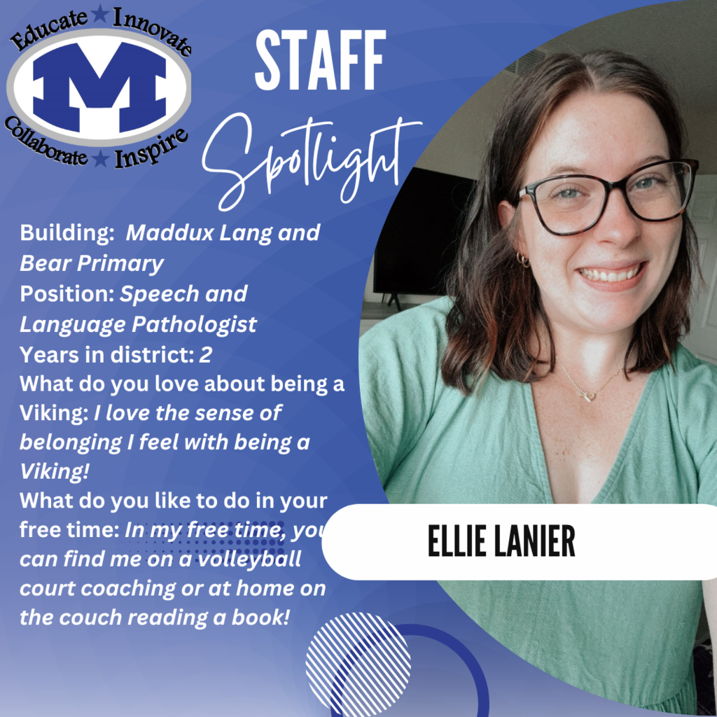 Staff Spotlight Ellie Lanier