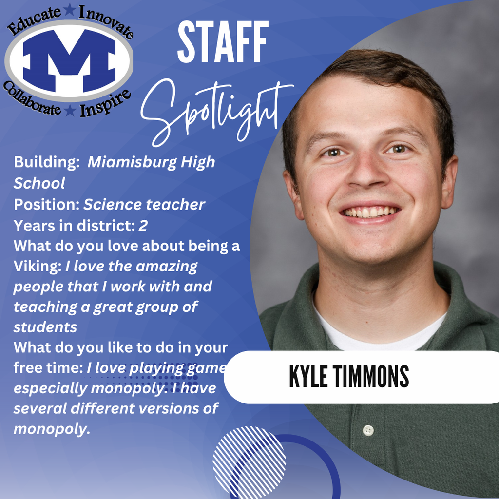 Staff Spotlight Kyle Timmons