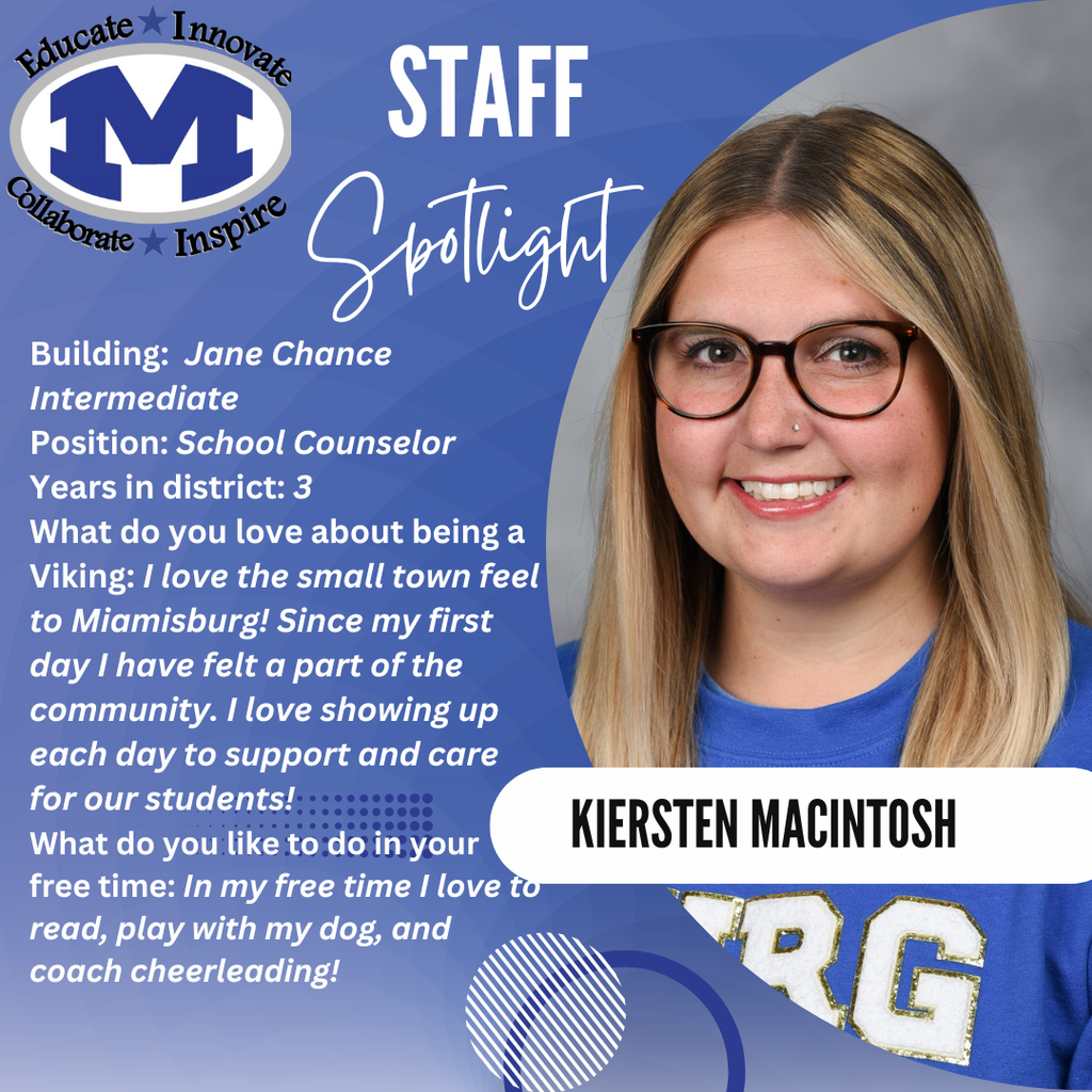 Staff Spotlight Kiersten Macintosh