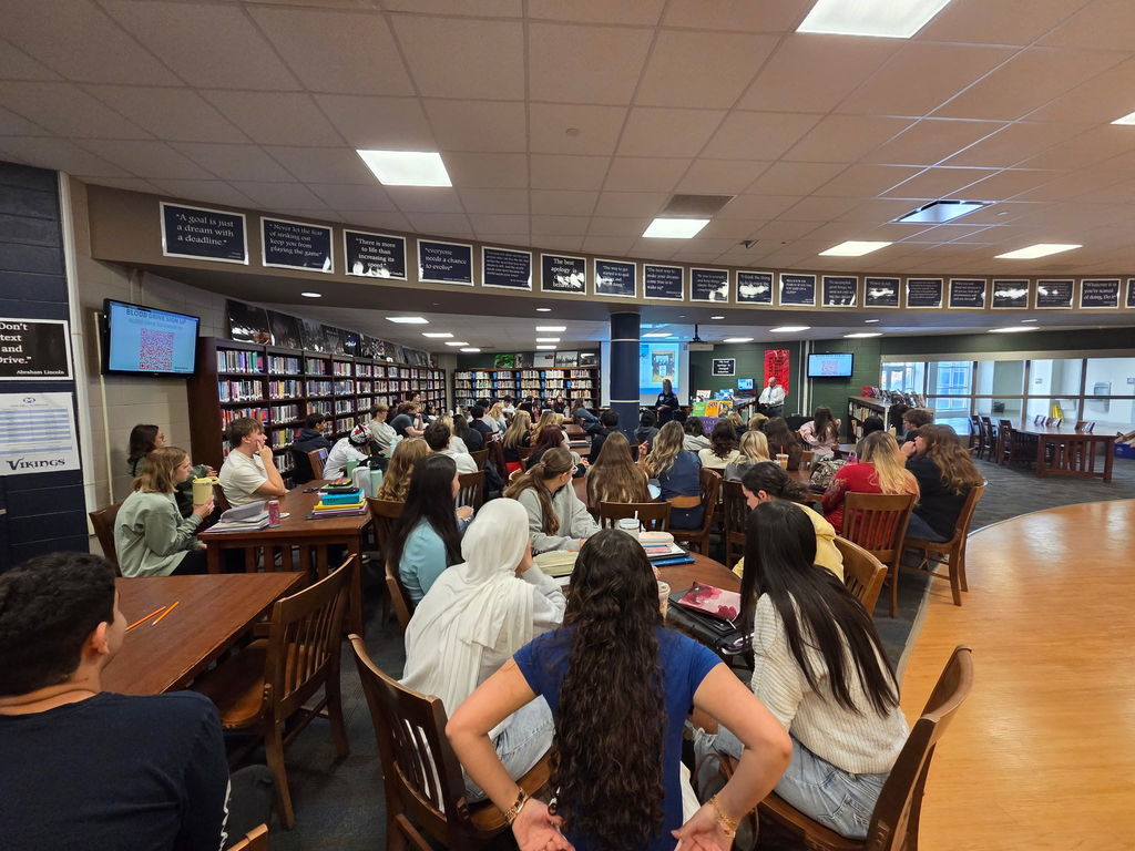 Students Listening to CareFlight Presentation