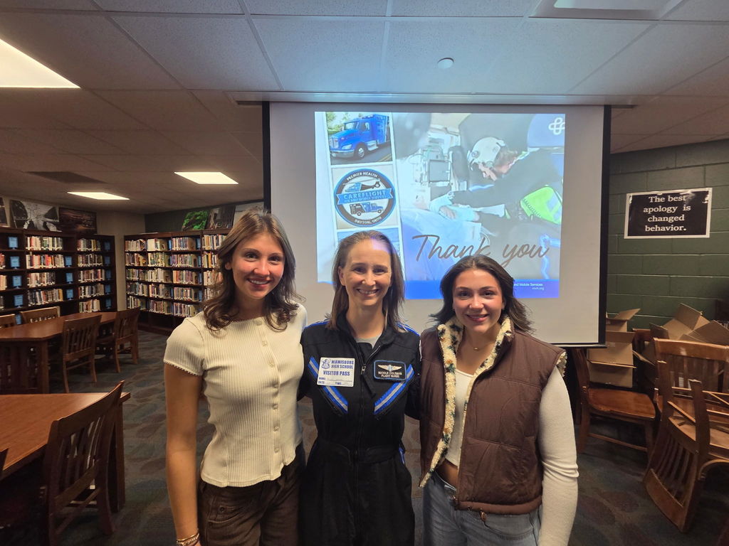 Students Listening to CareFlight Presentation