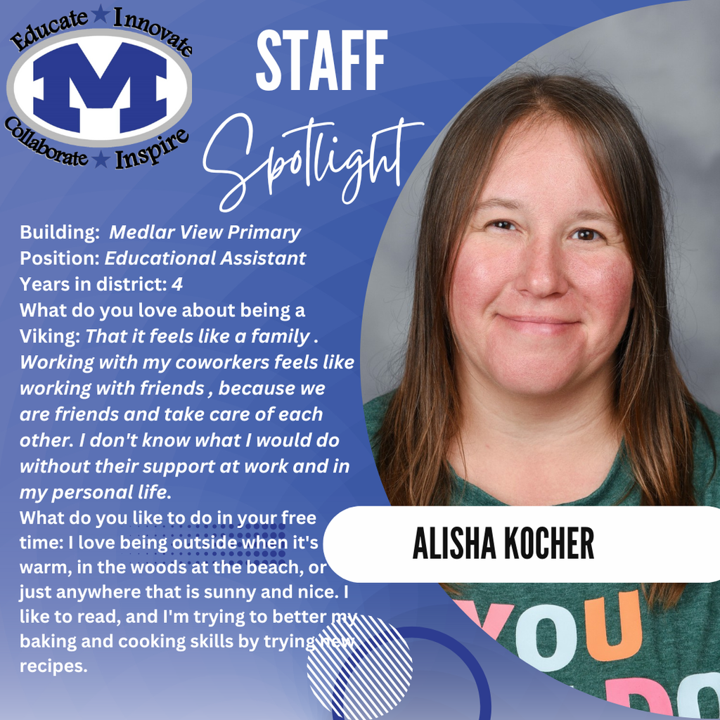 Staff Spotlight Alisha Kocher