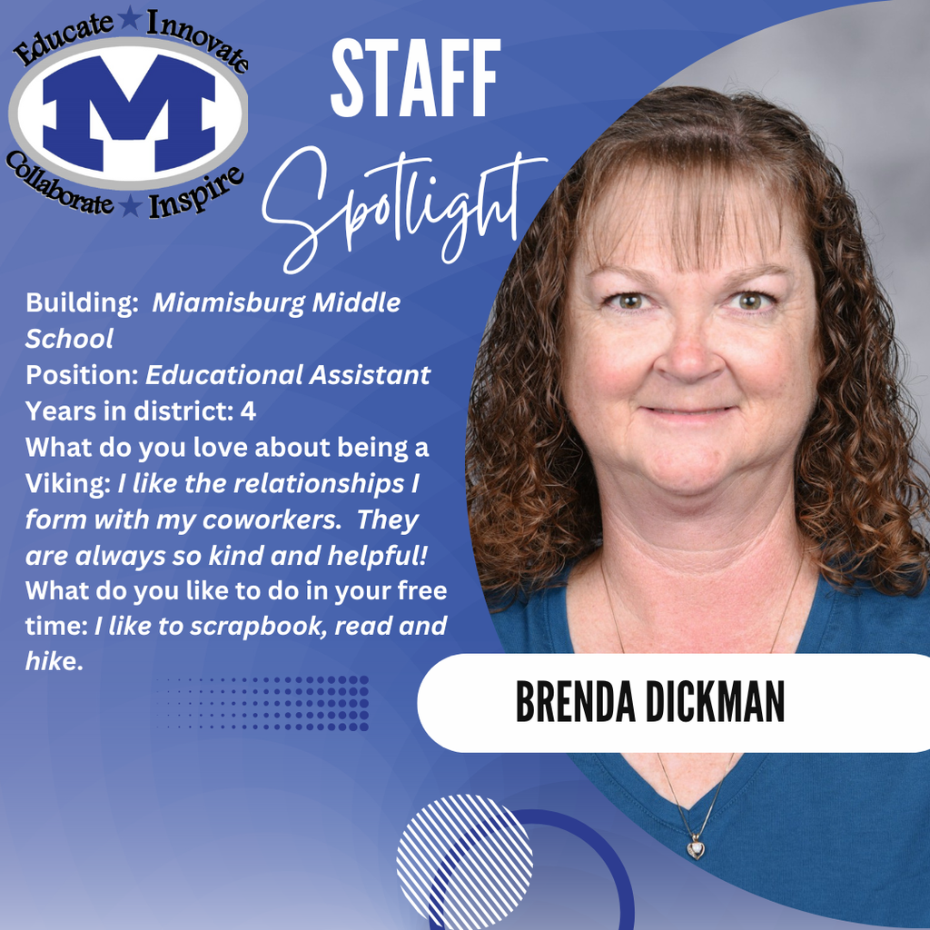 Staff Spotlight Brenda Dickman