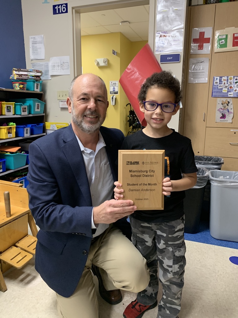 Shon Myers & Damian Anderson - student of the month recognition