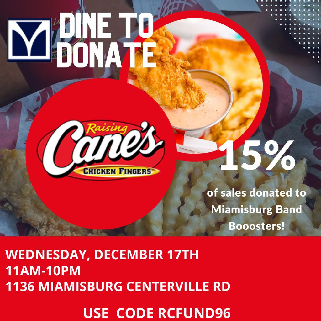 Raising Canes Dine to Donate