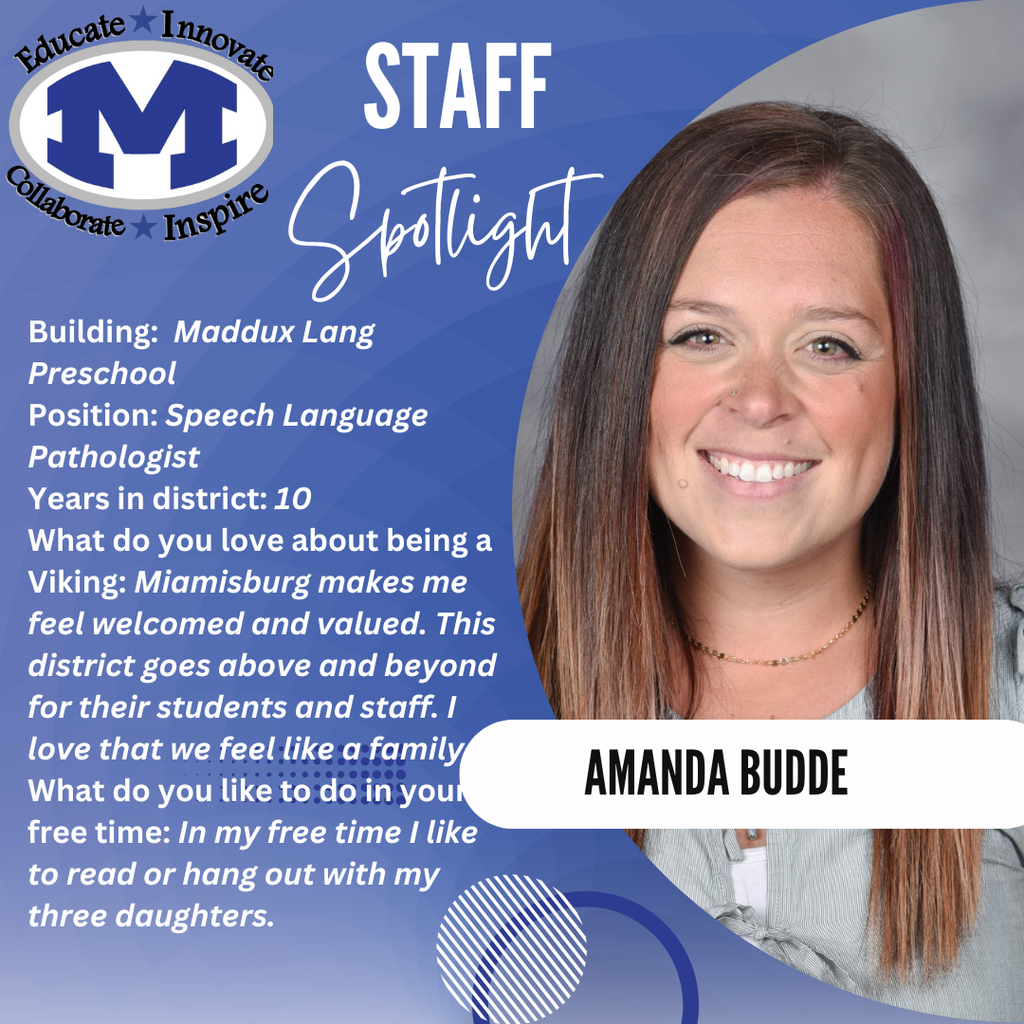 Staff Spotlight Amanda Budde