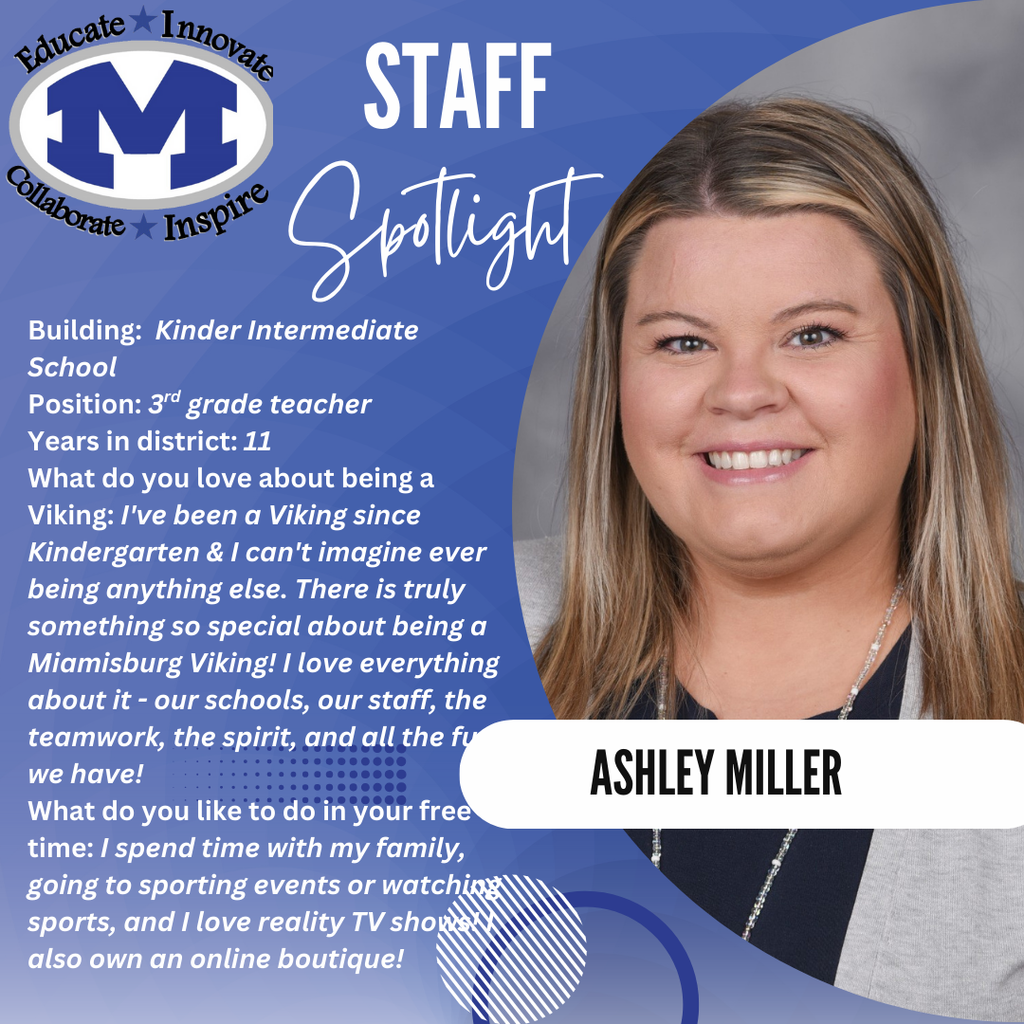 Staff Spotlight Ashley Miller