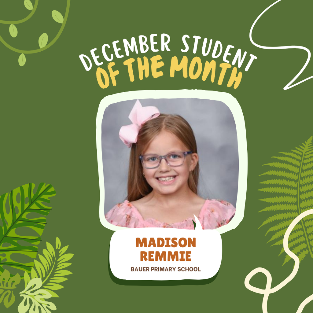 Madison Remmie Student of the Month