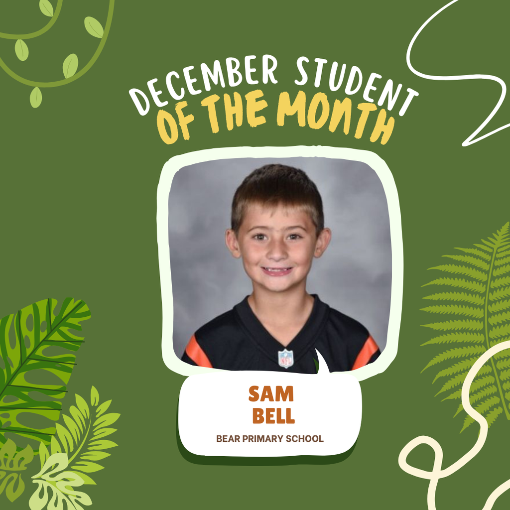 Sam Bell Student of the Month