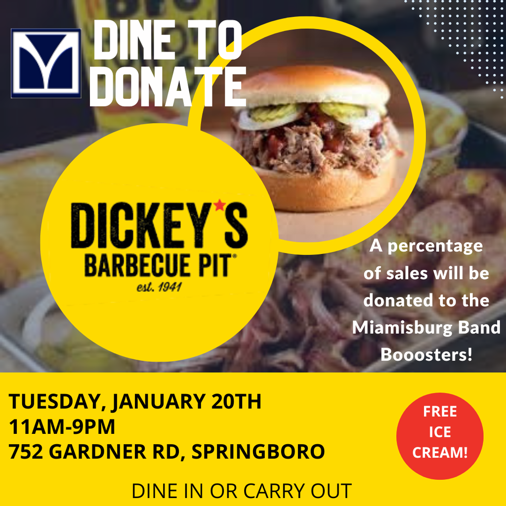 Dine to Donate - Dickey's BBQ Today!