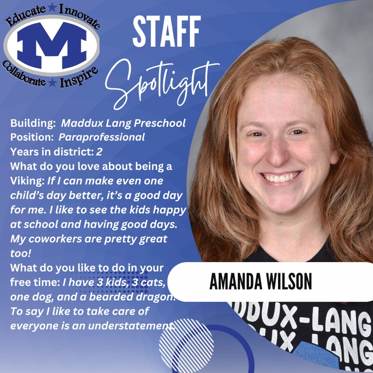 staff spotlight - Amanda Wilson! 