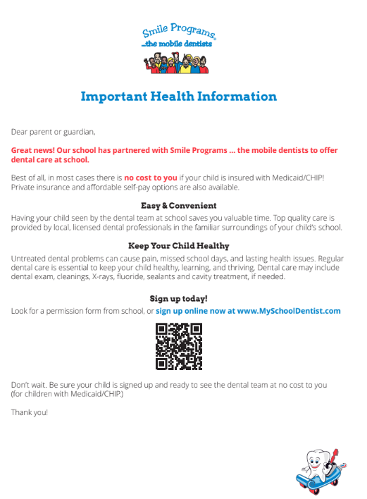 Mobile Dentist May 1st