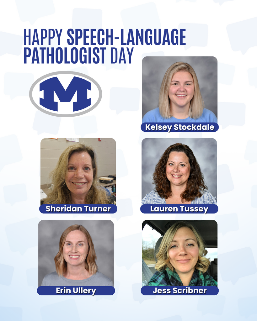 A collage of five smiling women, all with short or medium-length hair, celebrates Speech-Language Pathologist Day.