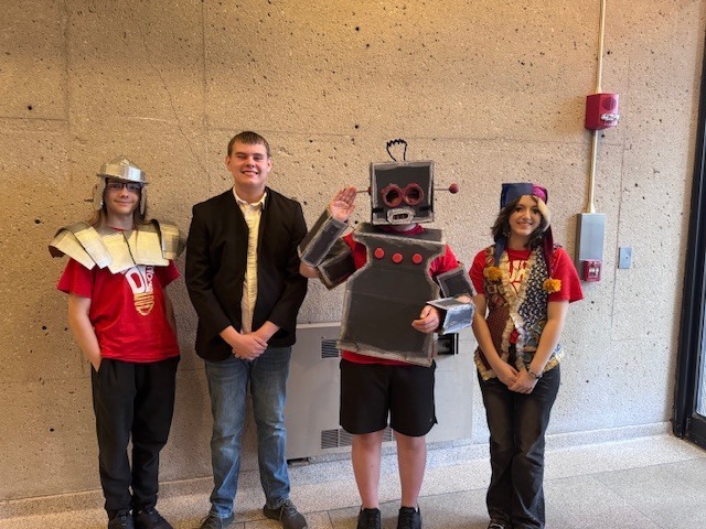 Students at destination imagination regional competition! 