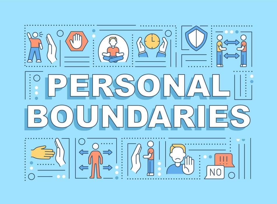 personal boundaries with multiple icons