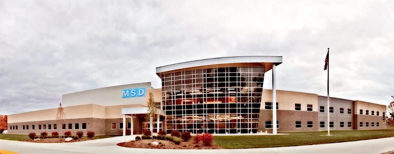 View of MSD school building