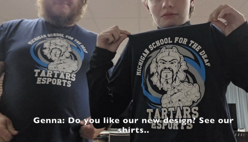 Coaches showing off new shirts