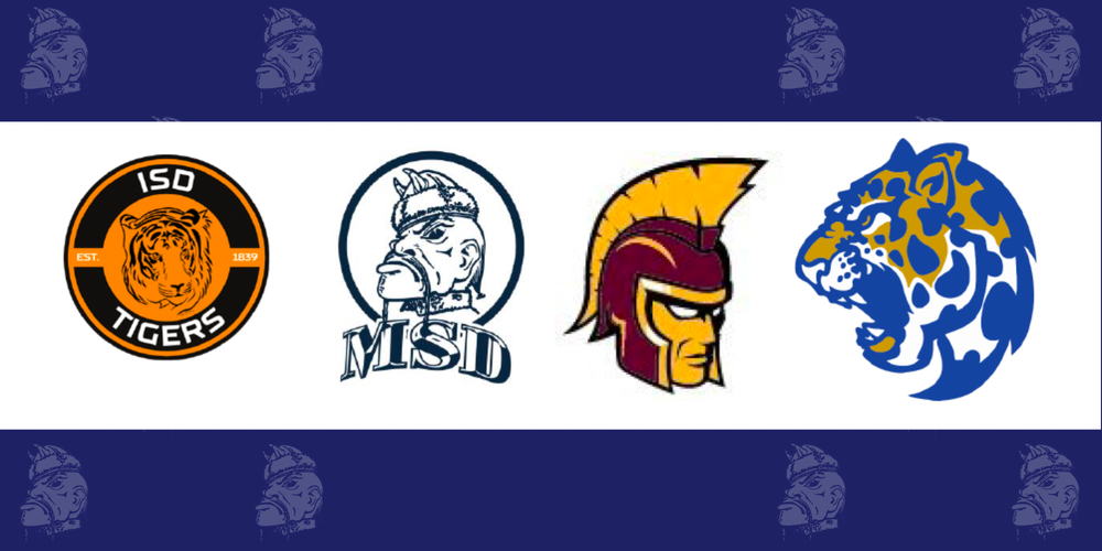 Logos for   Illinois School for the Deaf/ Michigan School for the Deaf/  Minnesota School for the Deaf/ Arkansas School for the Deaf