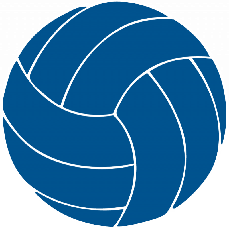 Blue volleyball