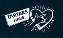 Tartars Have (sign for heart) inside a drawing of a heart.