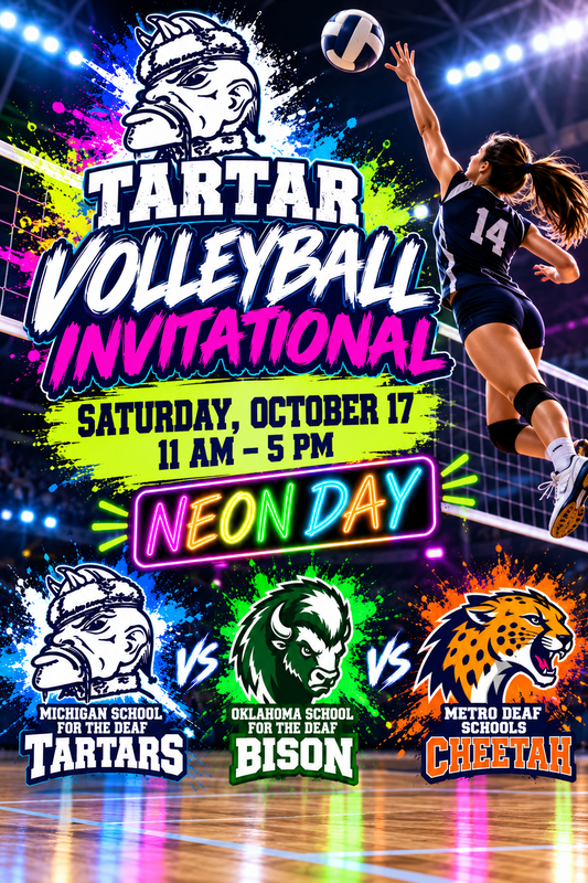 Tartar Volleyball Invitational Poster