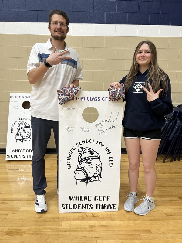 Hope Allen and Lucas VanDalen, third place