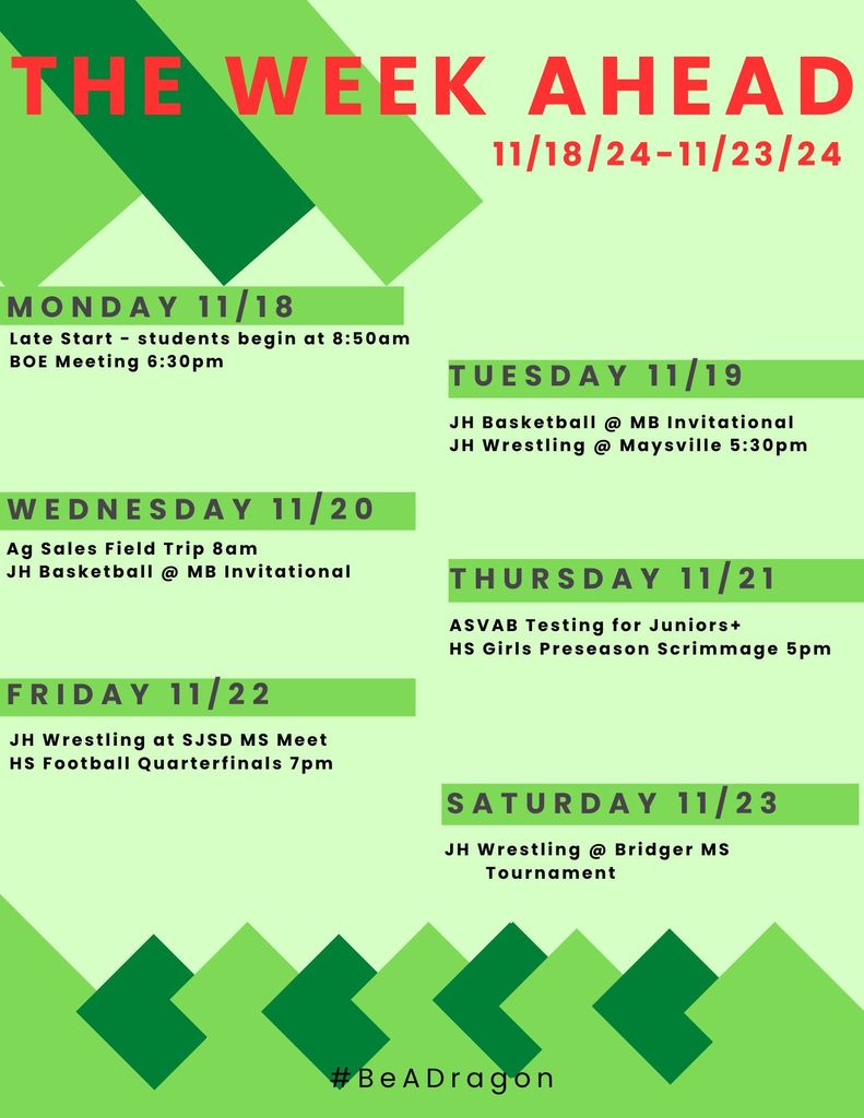 Week Ahead