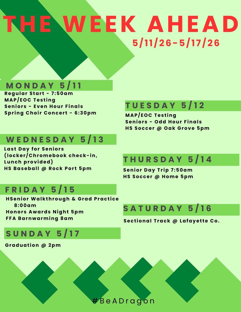 Week Ahead